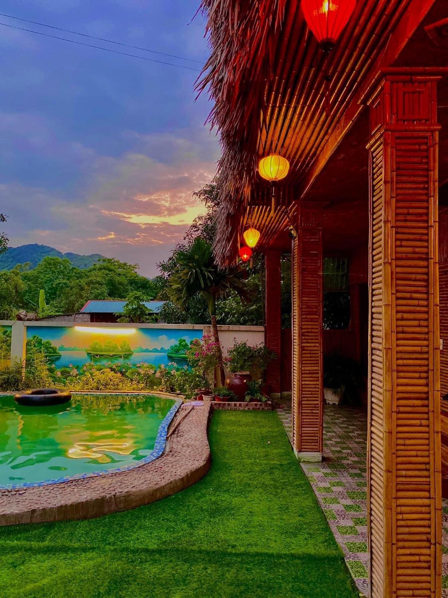 Hang Mua Bamboo Homestay نينه بينه المظهر الخارجي الصورة